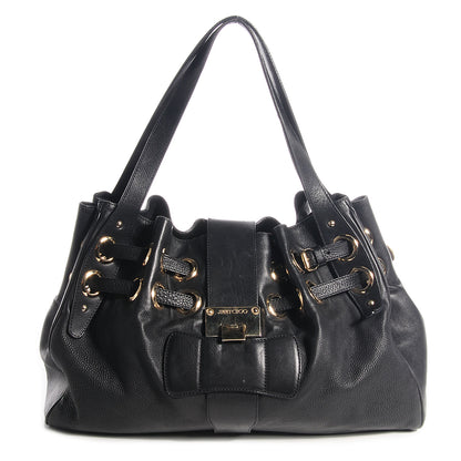 Jimmy Choo Leather Ramona Tote Black 1 of 8