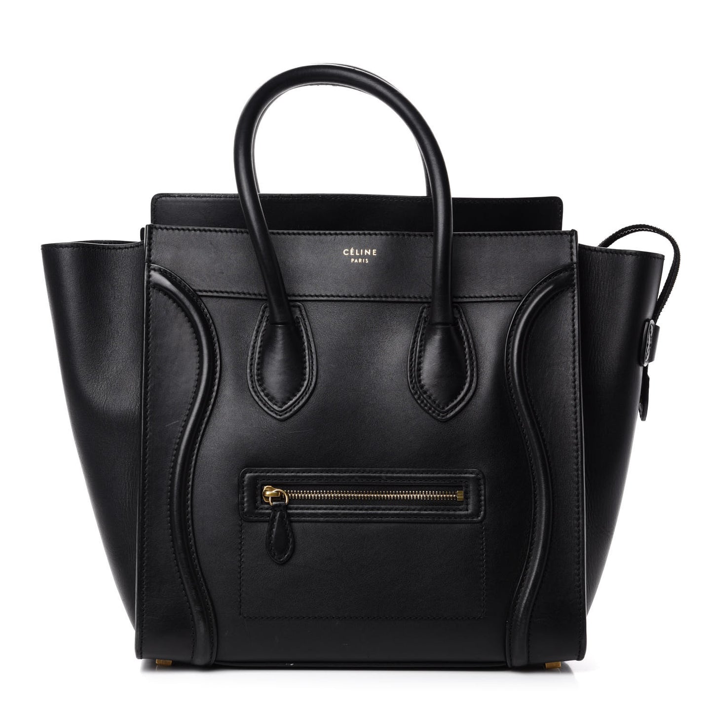 Smooth Calfskin Mini Luggage Black