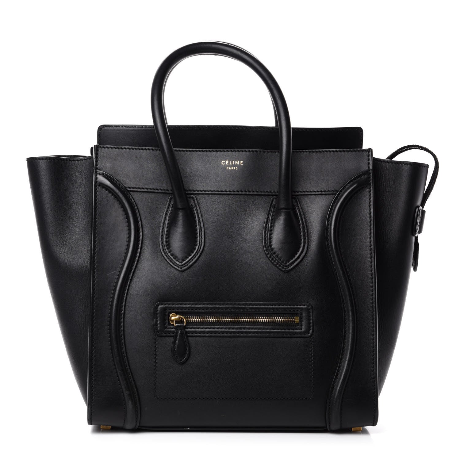 Celine Smooth Calfskin Mini Luggage Black 1 of 13