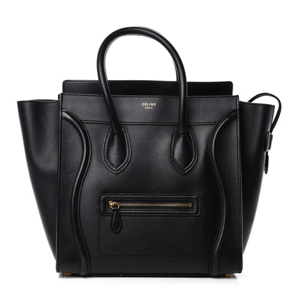Celine Smooth Calfskin Mini Luggage Black 1 of 13