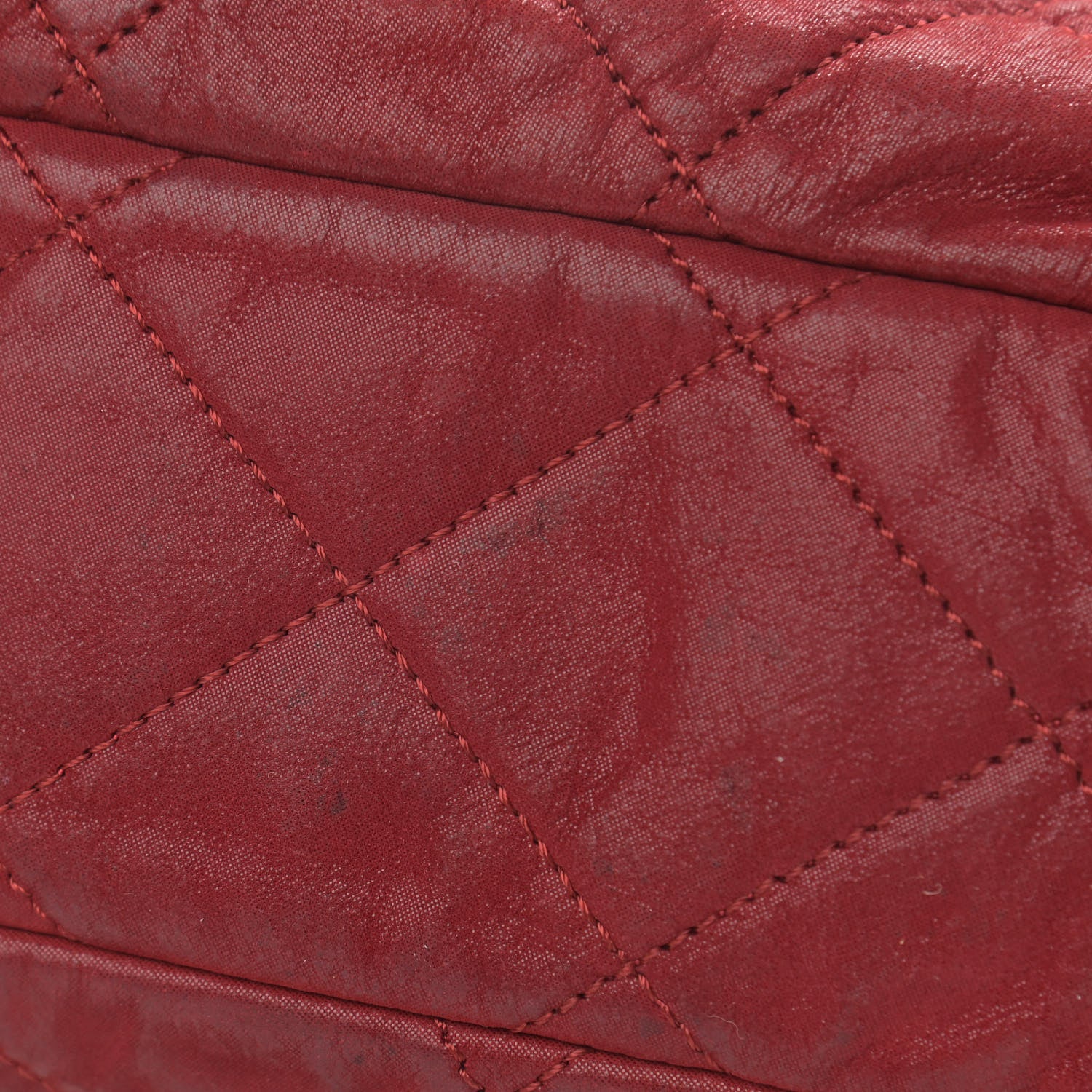 Chanel Iridescent Calfskin Large Chic Quilt Flap Red 11 of 11