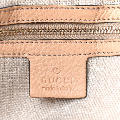 Gucci Pebbled Calfskin Medium Marrakech Shoulder Bag Beige 6 of 11