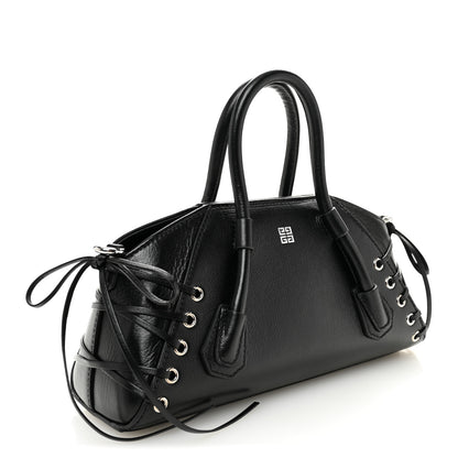 Givenchy Calfskin Lace Mini Antigona Stretch Black 3 of 9