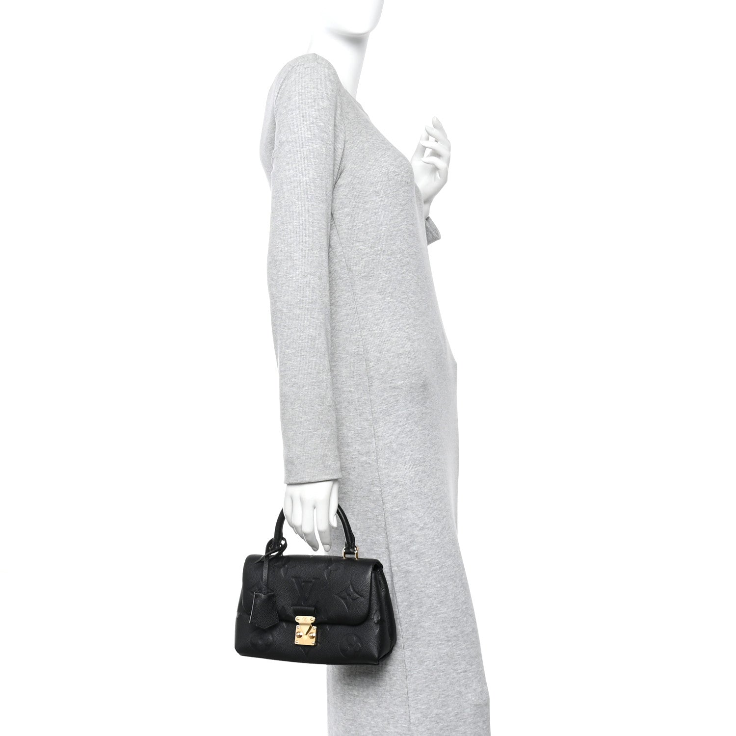 Louis Vuitton Empreinte Monogram Giant Madeleine BB Black 2 of 9