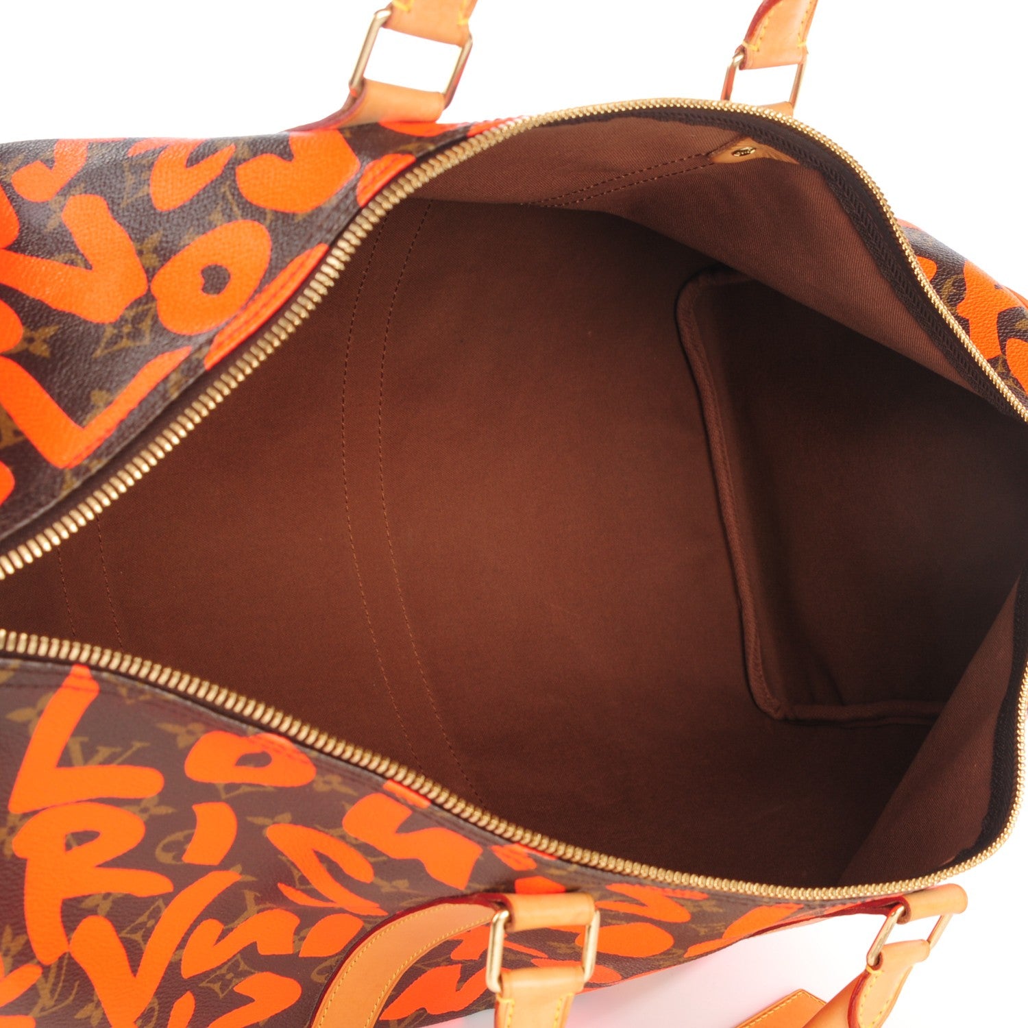 Louis Vuitton Monogram Graffiti Keepall 50 Orange 7 of 9