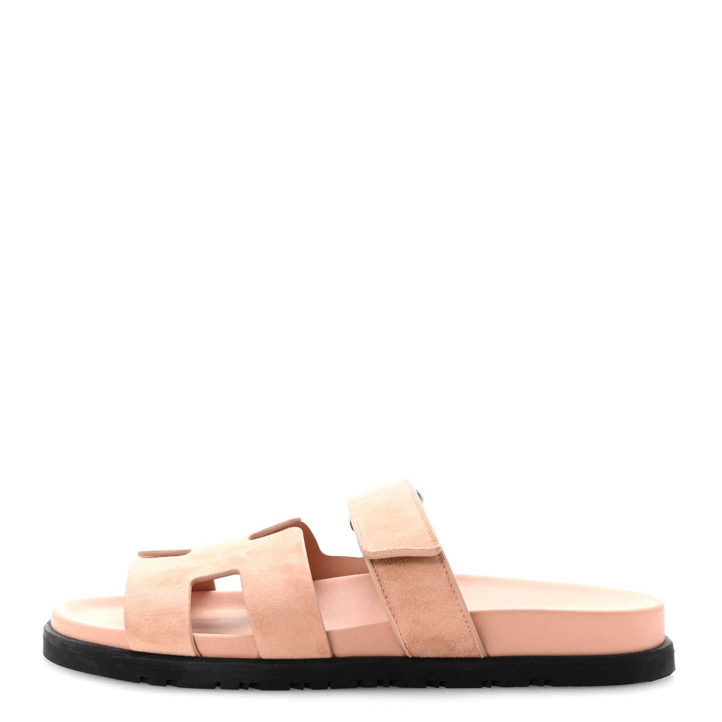 Suede Goatskin Womens Chypre Sandals 39 Nude