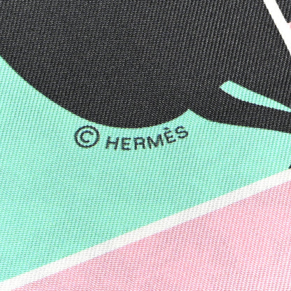 Hermes Silk Brides De Gala En Desordre Maxi Twilly 5 of 5