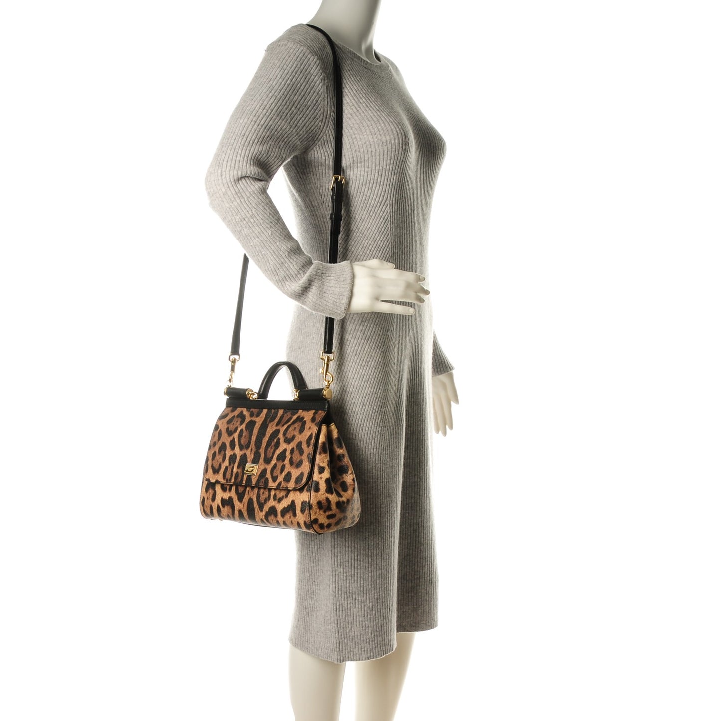 Leo Crepe Medium Miss Sicily Satchel Naturale