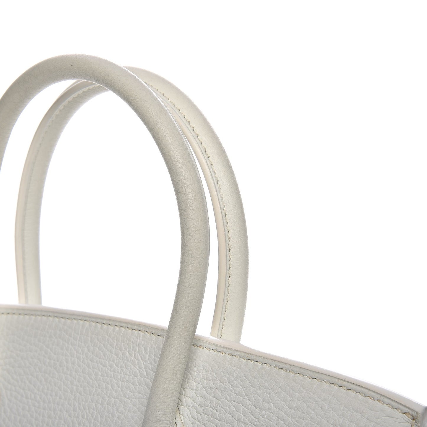 Taurillon Clemence Birkin 30 White