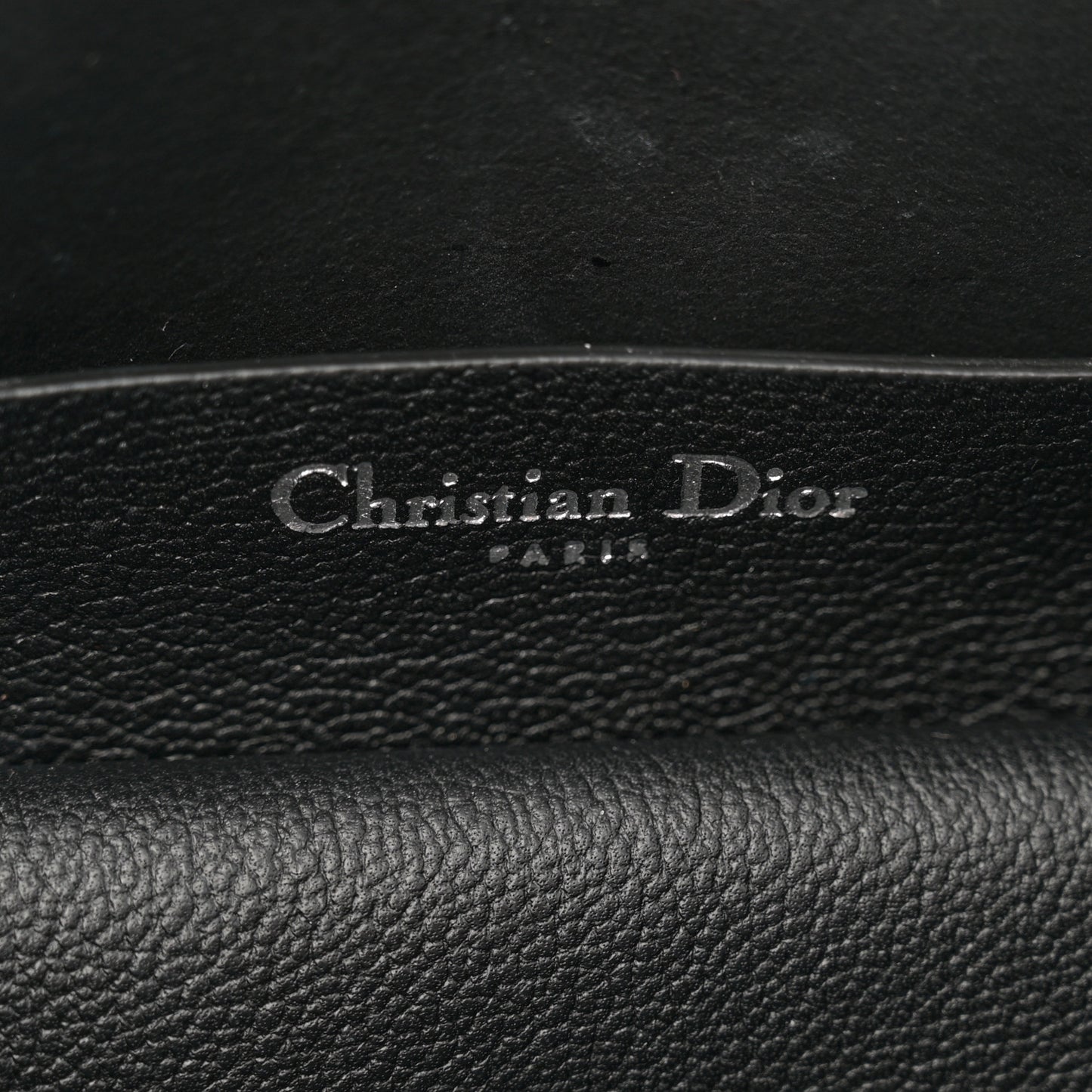 Supple Grained Calfskin Large Open Bar Tote Black