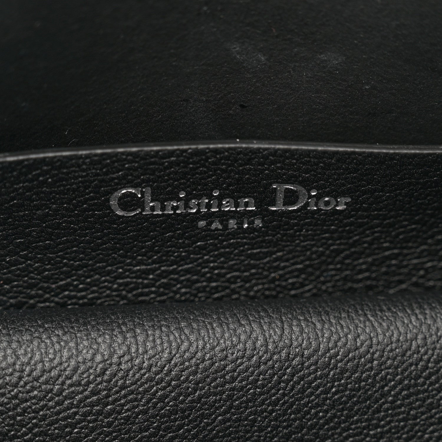 Christian Dior Supple Grained Calfskin Large Open Bar Tote Black 6 of 14