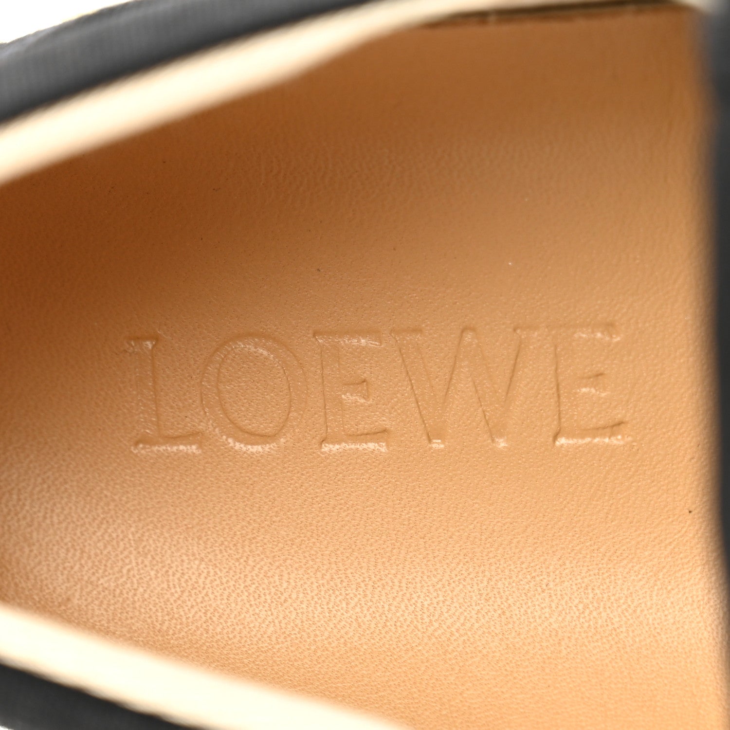 Loewe Jacquard Anagram Calfskin Flap Sneakers 35 Black 7 of 11