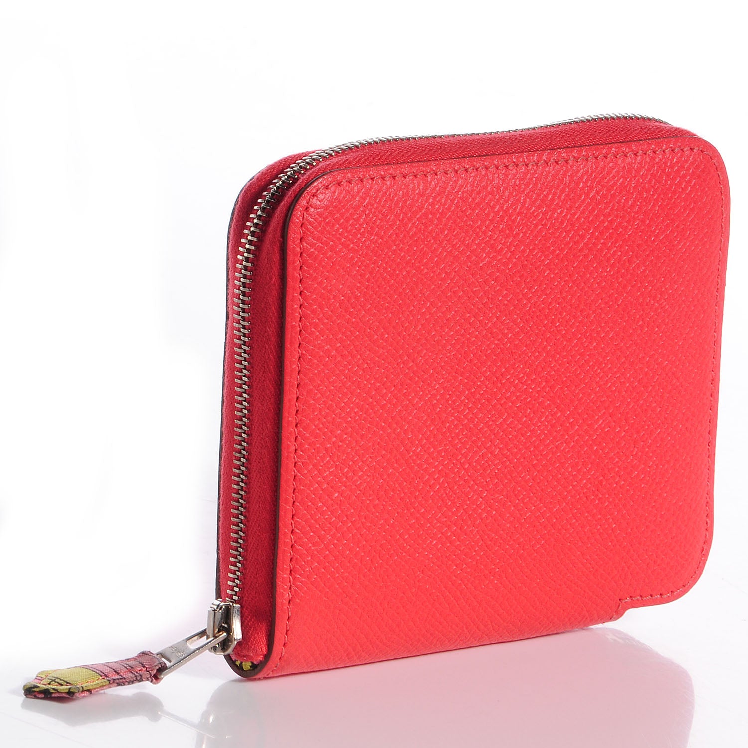 Hermes Epsom Silk'in Compact Wallet Rose Jaipur 3 of 9