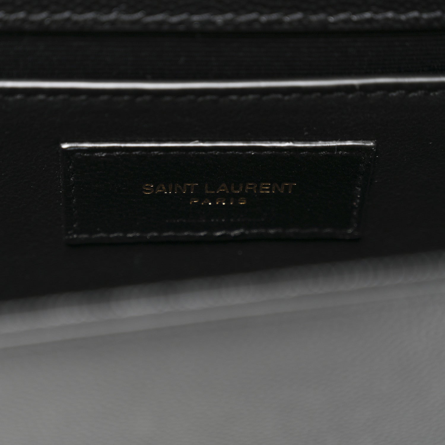 Saint Laurent Grain De Poudre Small Monogram Kate Satchel Black 7 of 12