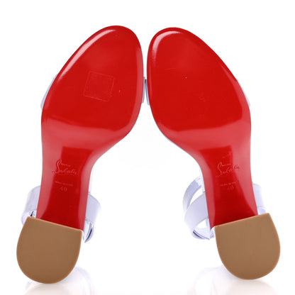 Christian Louboutin Patent Miss Sabina 85 Sandals 40 Skylight 6 of 8