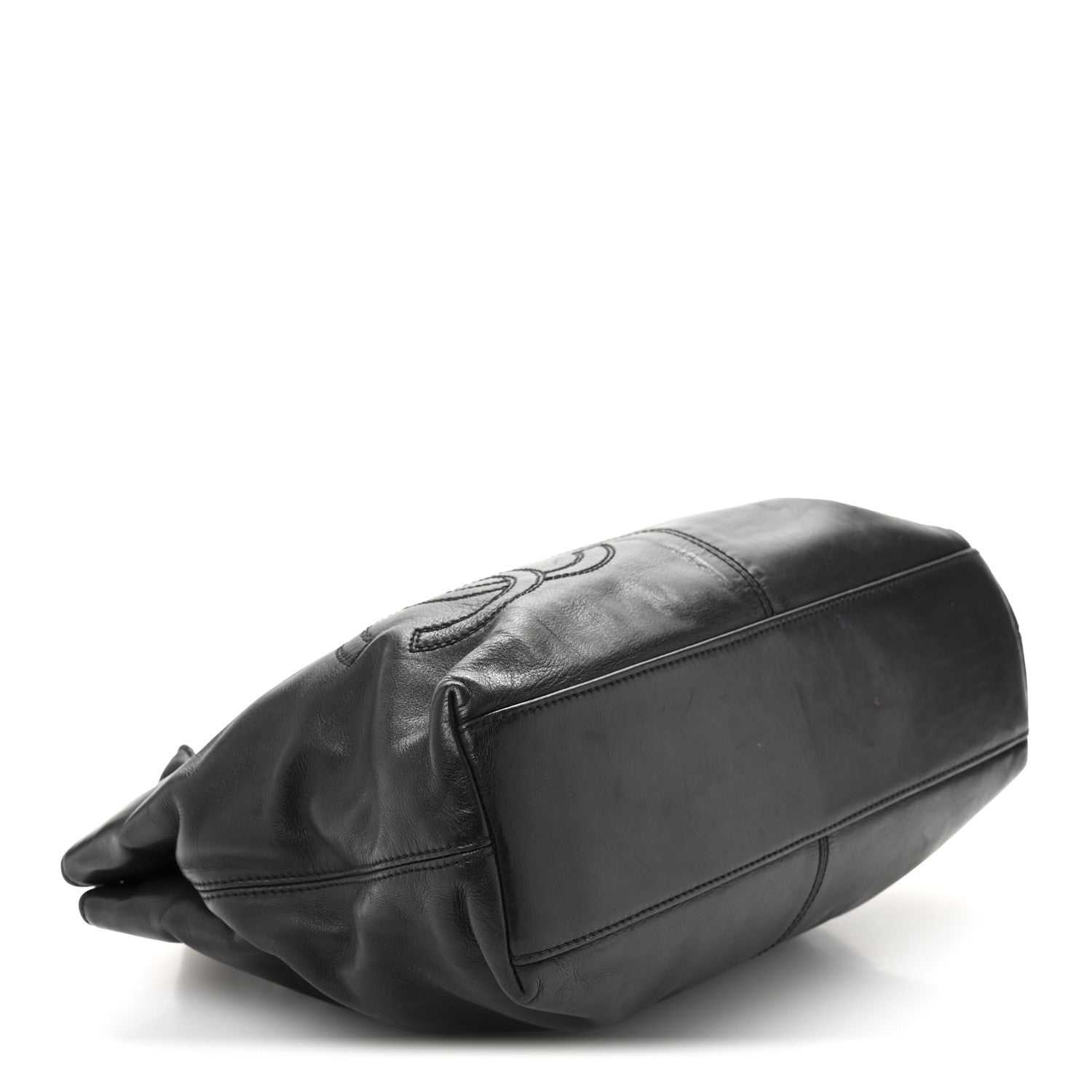 Chanel Lambskin CC Shoulder Bag Black 4 of 13