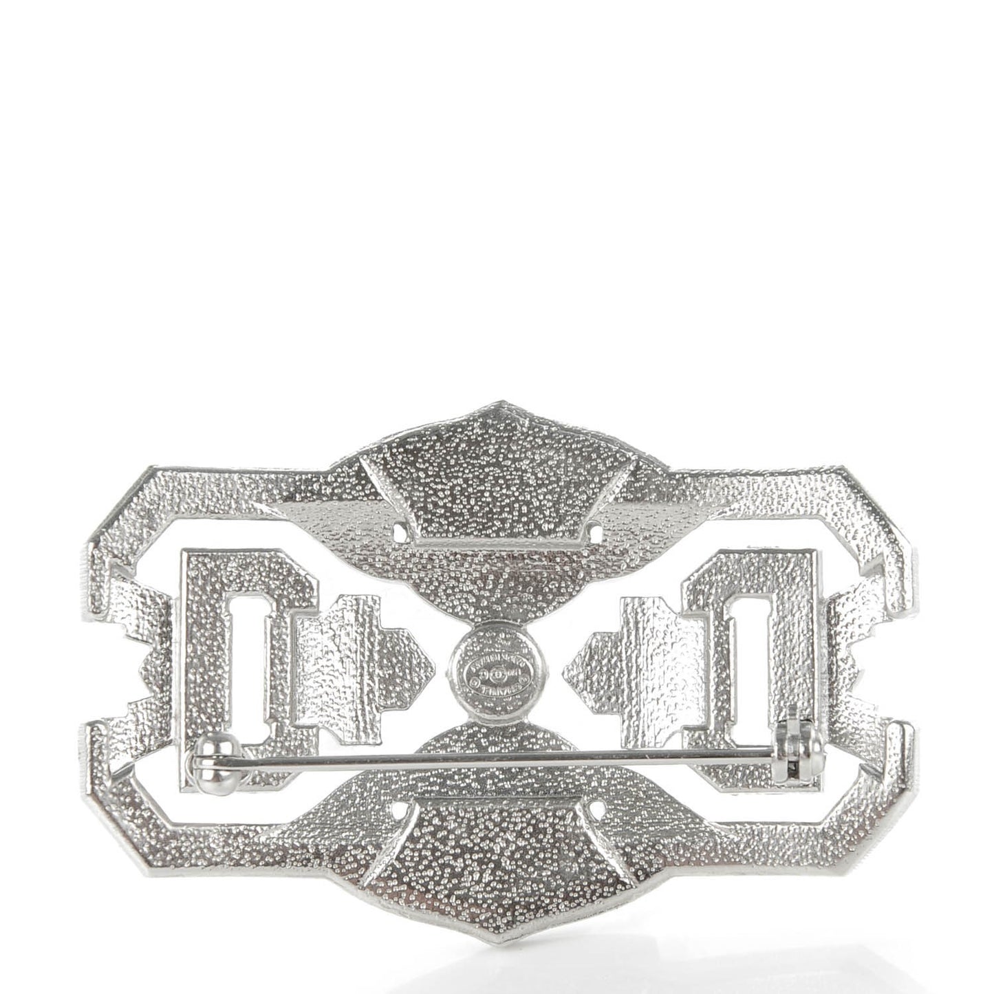Crystal Brooch Silver