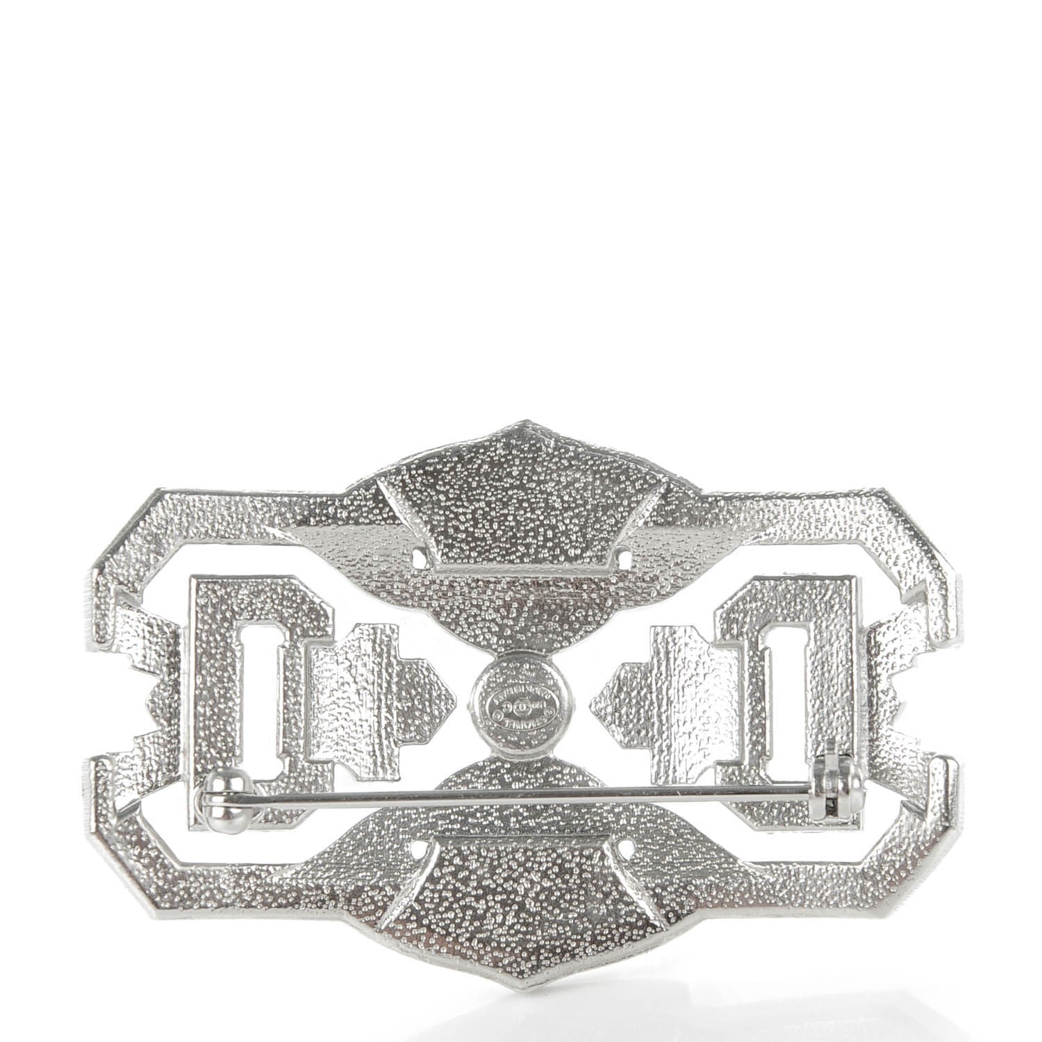 Chanel Crystal Brooch Silver 4 of 6