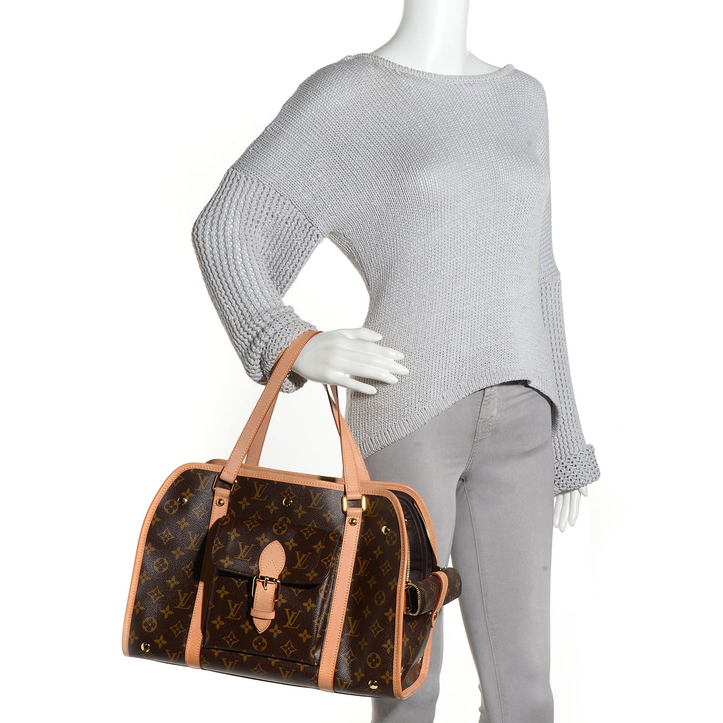 Monogram Baxter GM Dog Pet Carrier