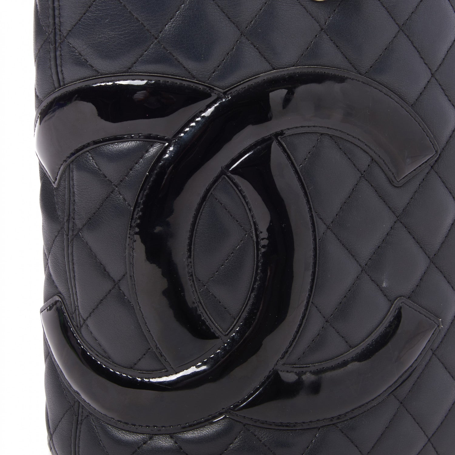 Chanel Calfskin Quilted Medium Cambon Tote Black 7 of 9