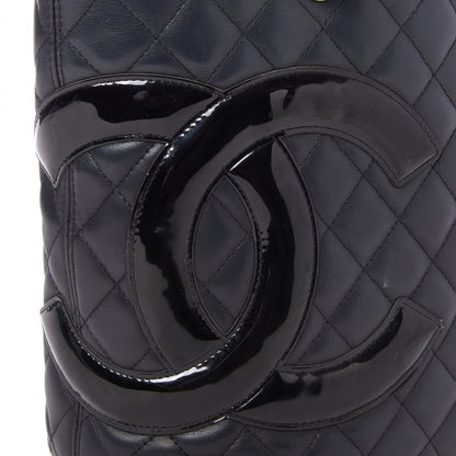 Chanel Calfskin Quilted Medium Cambon Tote Black 7 of 9