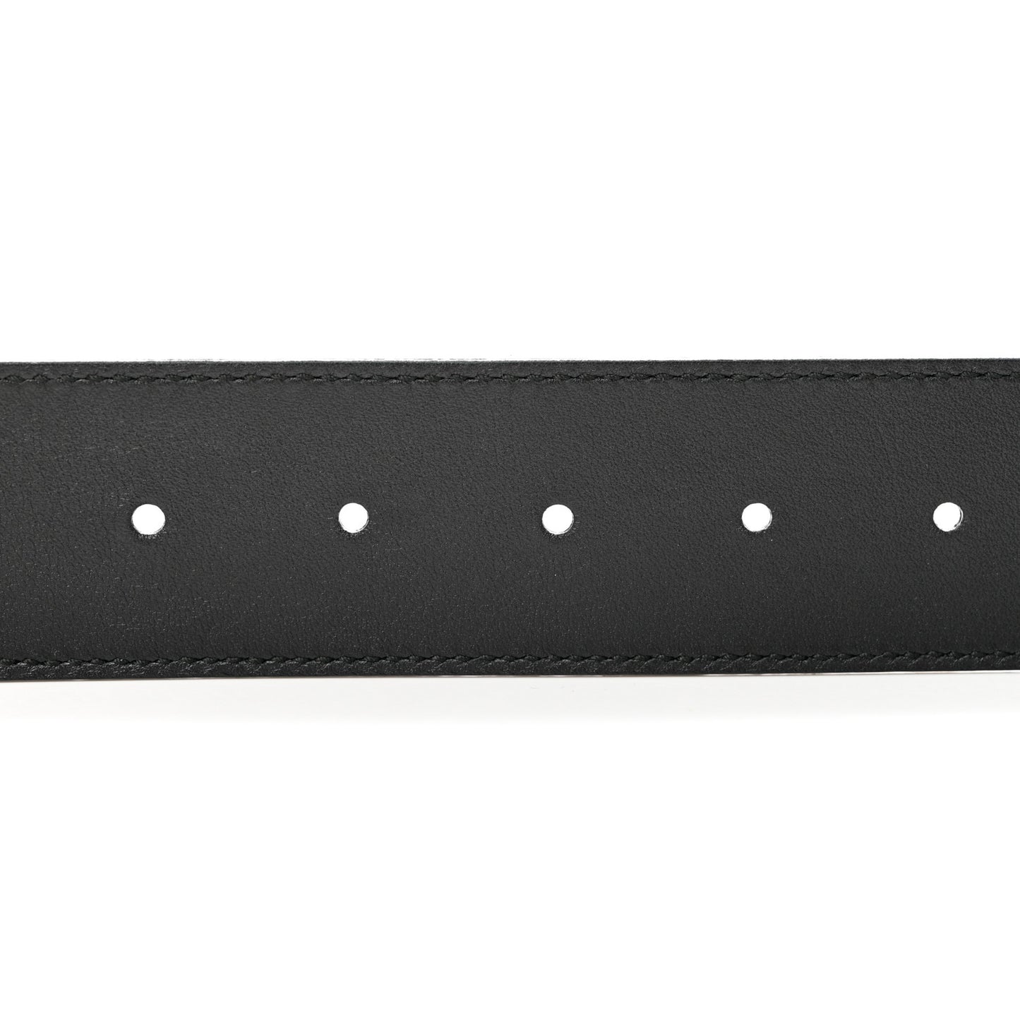 Textured Calfskin Double G 40mm Belt 80 32 Black