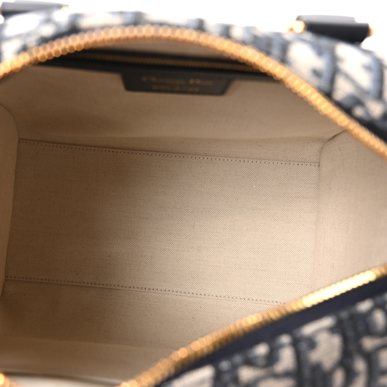 Christian Dior Oblique Groove 25 Bag Blue 5 of 10