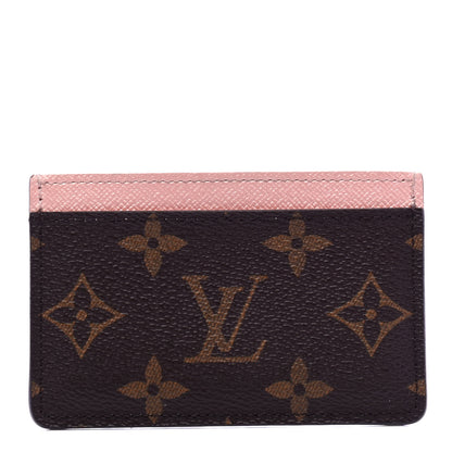 Louis Vuitton Monogram Card Holder Rose Nacre 1 of 5