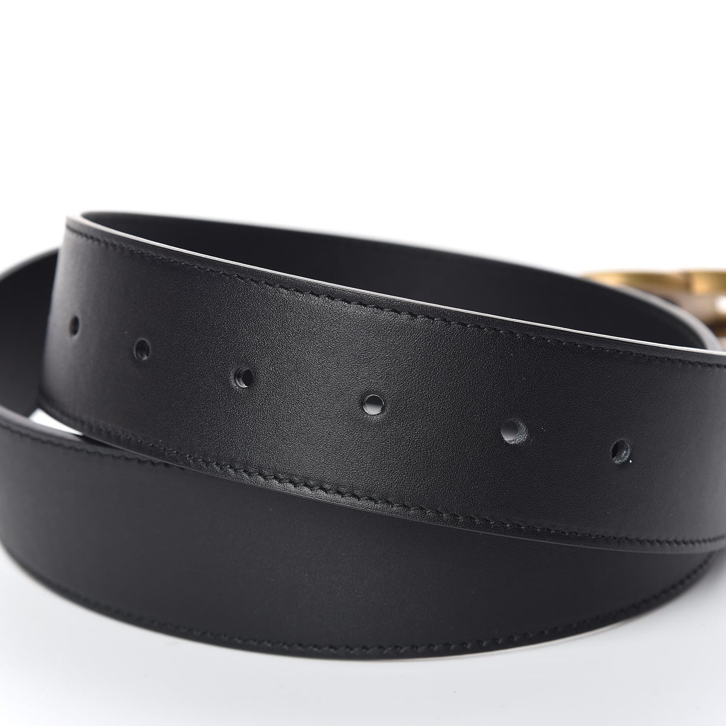 Calfskin Double G 40mm Belt 75 30 Black