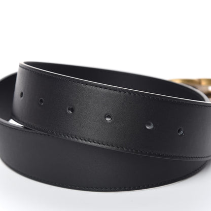 Gucci Calfskin Double G 40mm Belt 75 30 Black 6 of 6