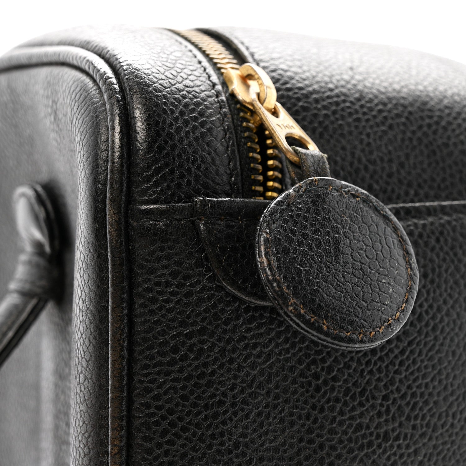 Chanel Caviar Vanity Cosmetic Case Black 9 of 9