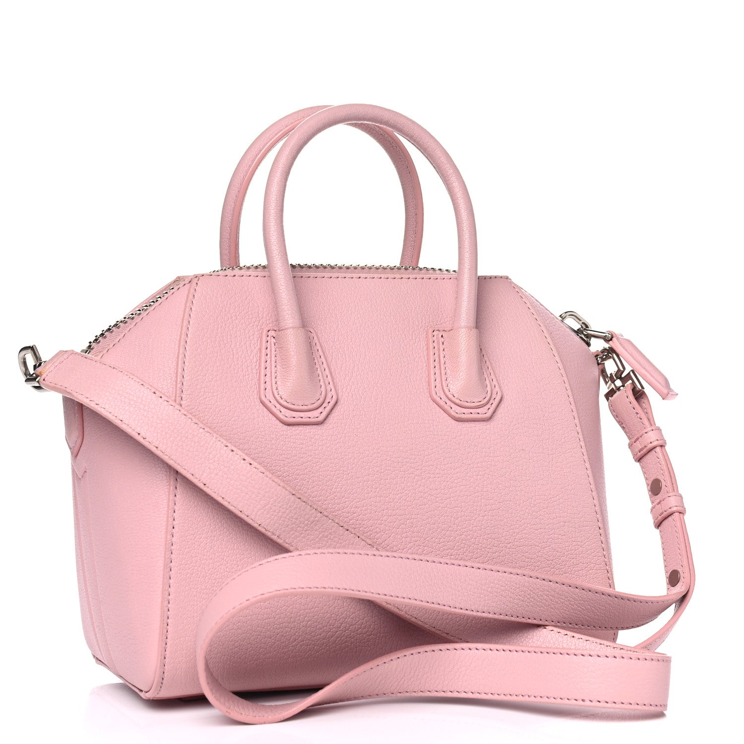 Givenchy Sugar Goatskin Mini Antigona Pink 2 of 5