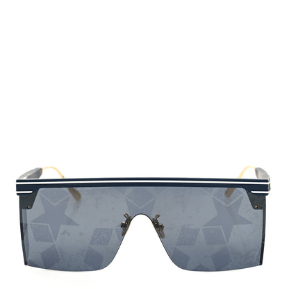 Christian Dior Geometric Diorclub M1U Mask Sunglasses Matte Blue 2 of 8