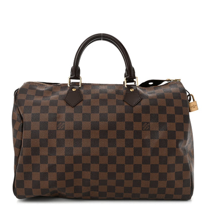 Louis Vuitton Damier Ebene Speedy 35 1 of 10