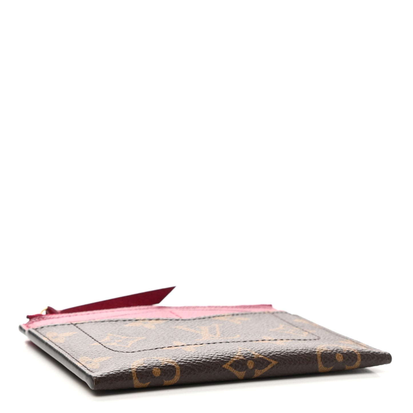 Monogram Zipped Card Holder