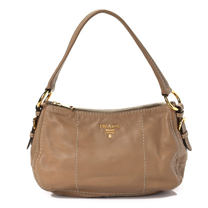 Prada City Calf Hand Stitched Bag Caramel 1 of 8