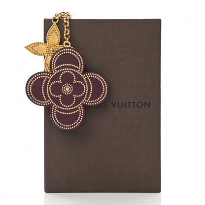 Louis Vuitton Stipply Flower Bag Charm Rouge Fauviste 5 of 5
