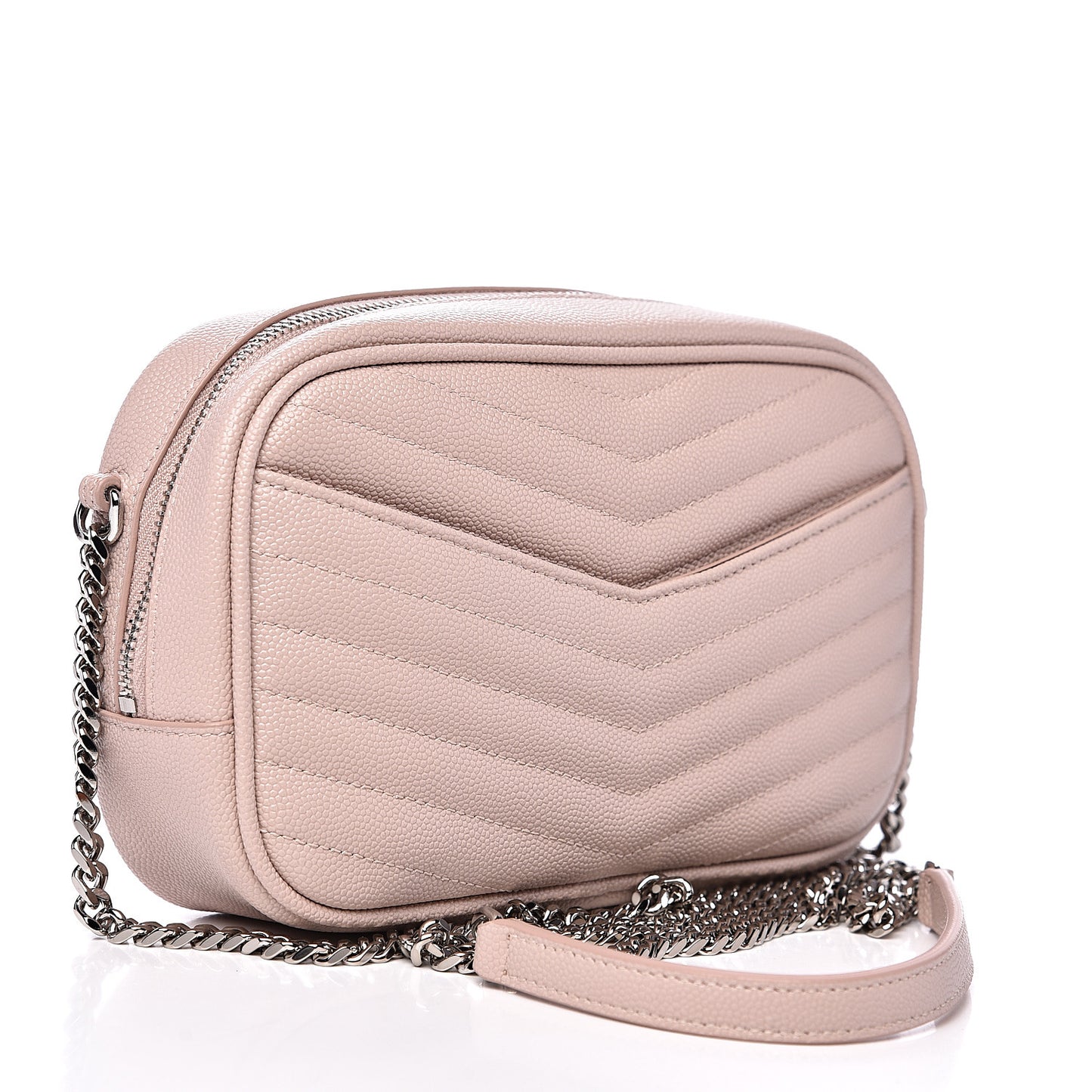 Grain De Poudre Matelasse Monogram Mini Lou Camera Bag Marble Pink