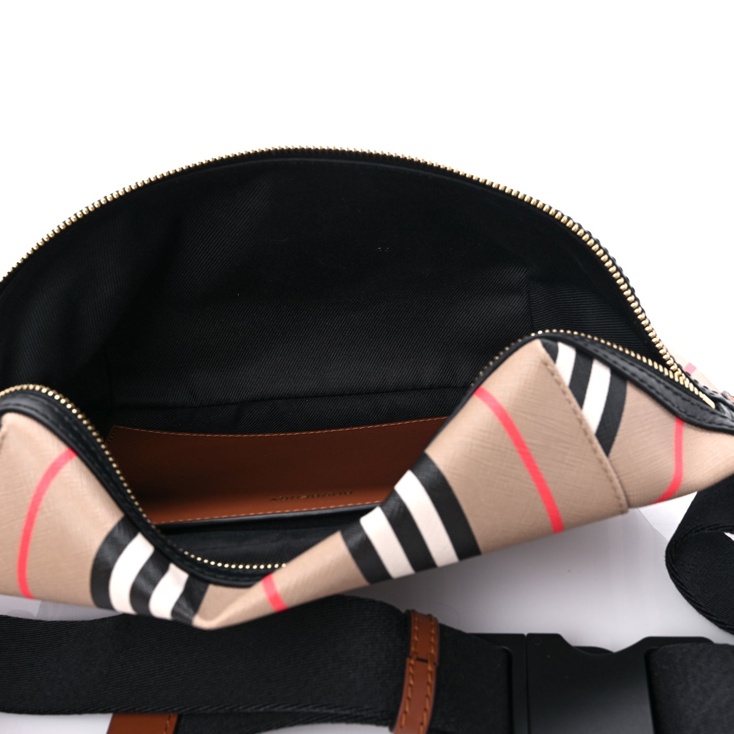 E-Canvas Icon Stripe Sonny Bum Bag Archive Beige