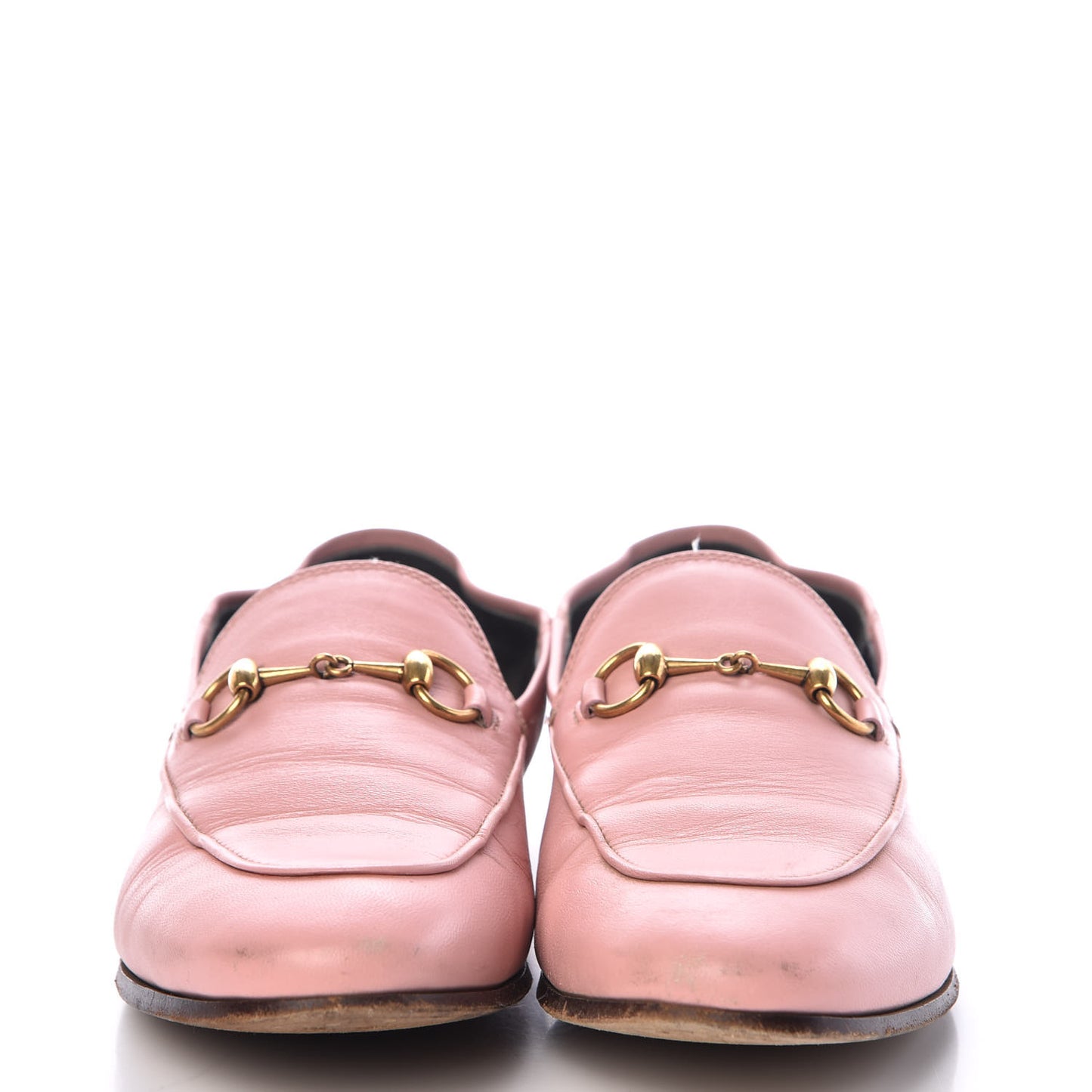 Lambskin Womens Brixton Horsebit Loafers 37.5 Perfect Pink