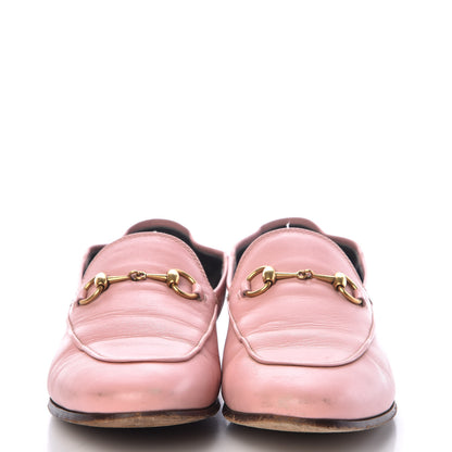 Gucci Lambskin Womens Brixton Horsebit Loafers 37.5 Perfect Pink 2 of 18