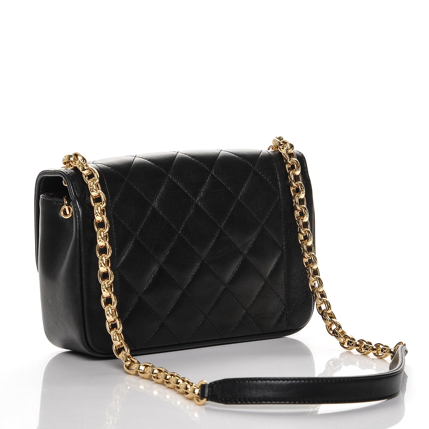 Lambskin Mini Chic With Me Flap Black