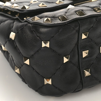 Valentino Garavani Nappa Micro Rockstud Spike Shoulder Bag Black 7 of 8