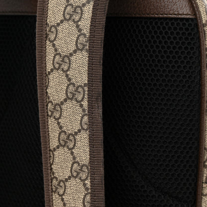 Gucci GG Supreme Monogram Calfskin Web Small Ophidia Day Backpack Beige Ebony New Acero 13 of 13
