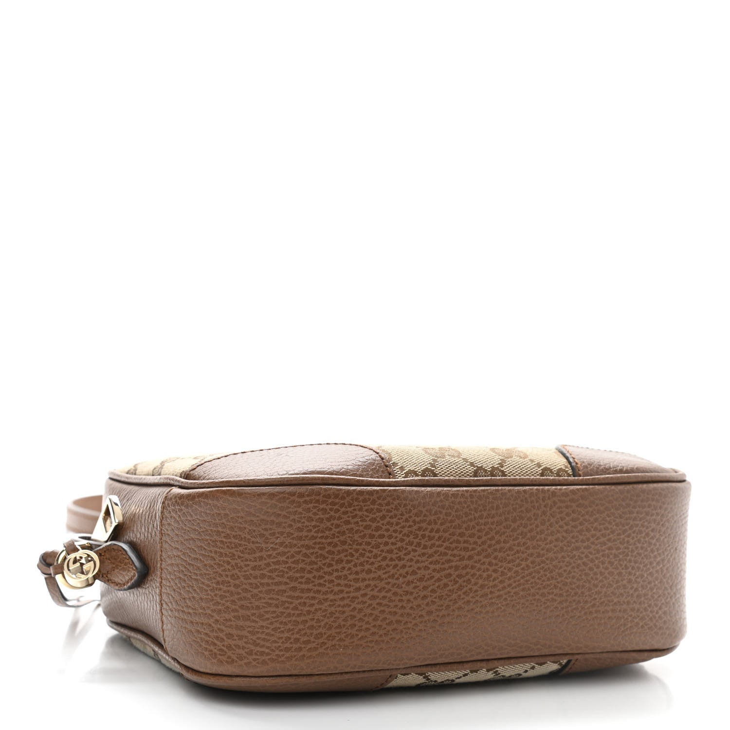 Gucci Monogram Mini Bree Messenger Bag Beige Tabacco 4 of 13