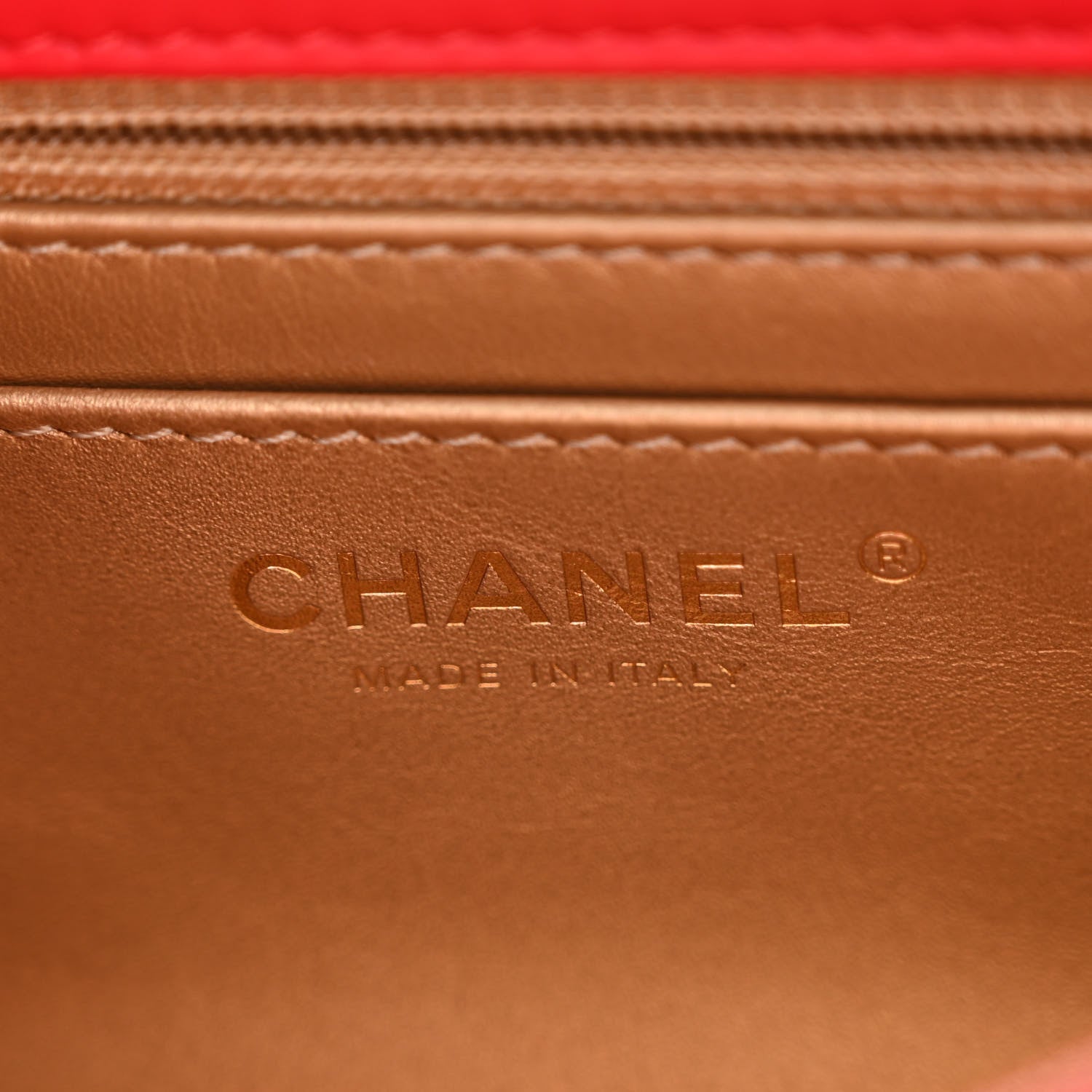 Chanel Lambskin Quilted Mini Pearl Crush Flap Red 6 of 10