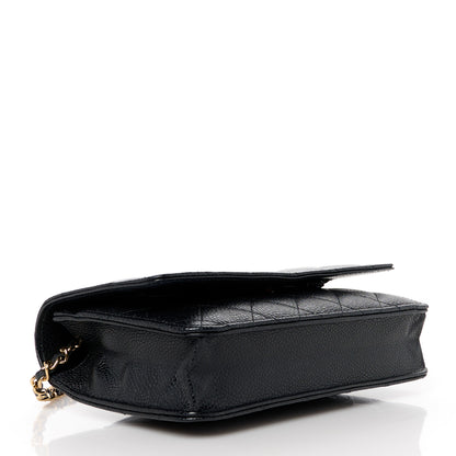 Chanel Caviar Quilted Wallet on Chain WOC Black 4 of 12