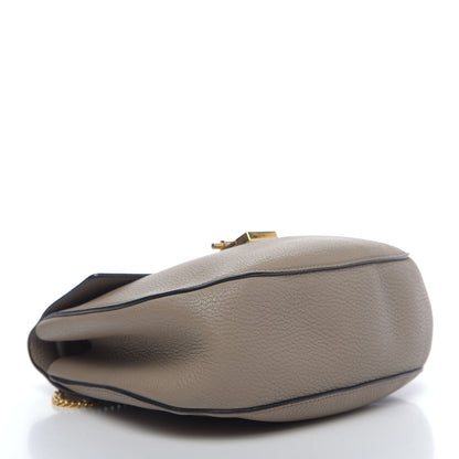 Chloe Grained Lambskin Drew Shoulder Bag Motty Grey 4 of 14