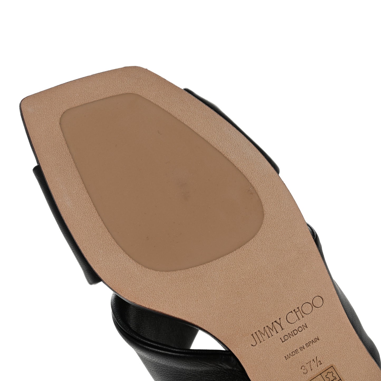 Nappa Narisa Flat Sandals 37.5 Black