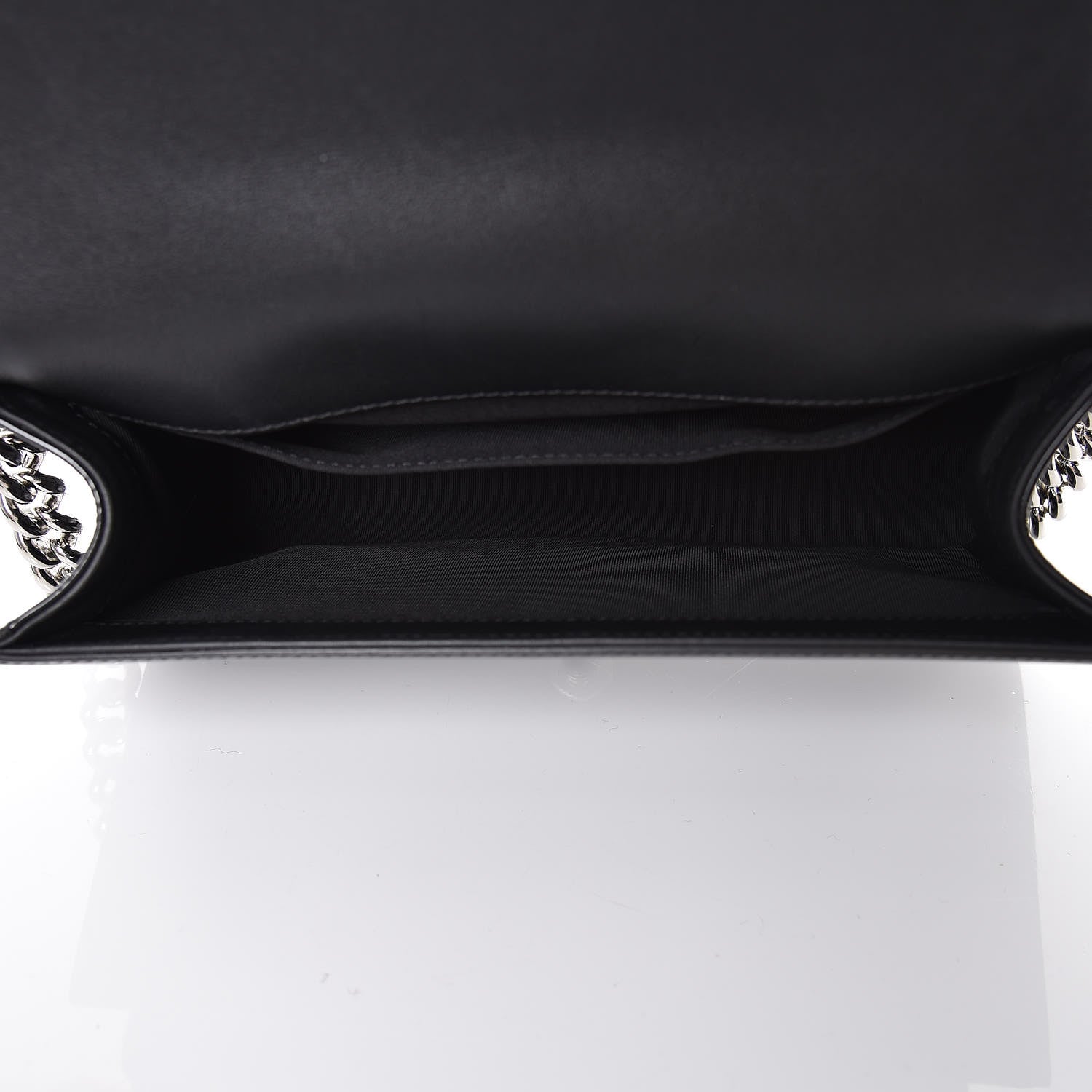 Chanel Patent Calfskin Quilted Medium Plexiglass Boy Flap Black 5 of 7